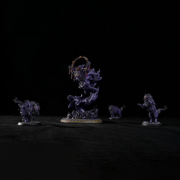 Eternal Fangs: Battle for Xiuyu - Shadow Dragon and Beasts Painted