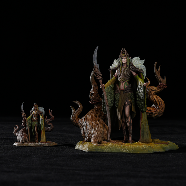 Legends of Aetheron: Galadren, Marchwarden Queen 75mm Painted