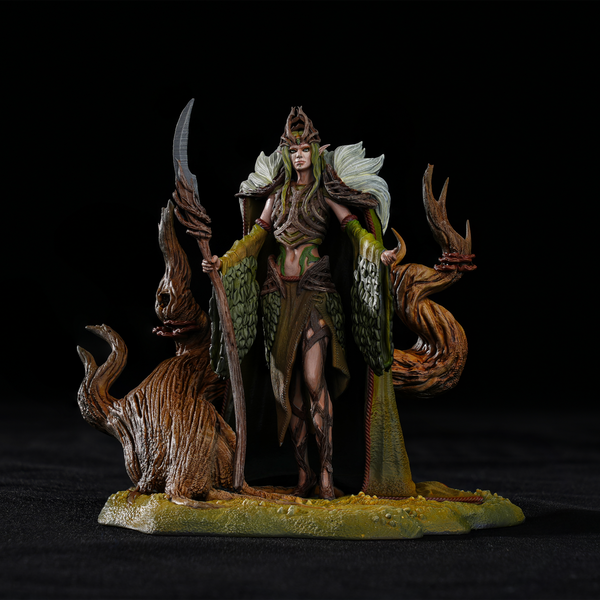 Legends of Aetheron: Galadren, Marchwarden Queen 75mm Painted